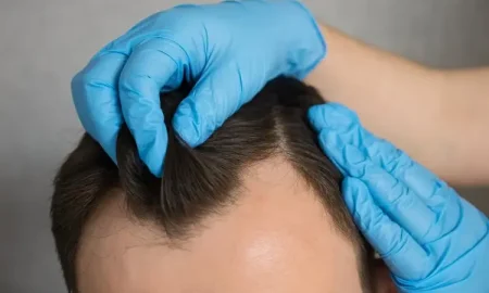 الوذمة بعد زراعة الشعر