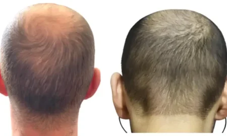 Een man die geen geschikte kandidaat is voor een haartransplantatie